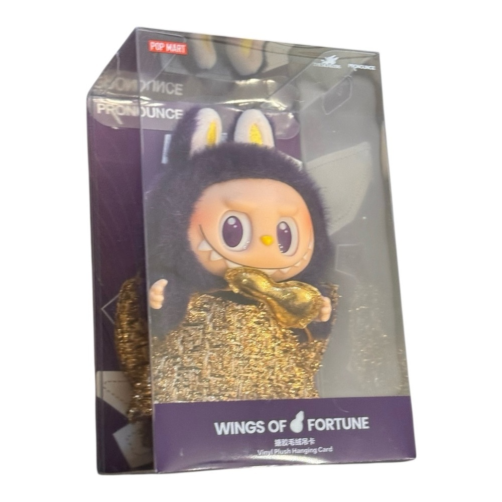 POP MART LABUBU × Pronounce - Wings of Fortune Vinyl Plush - sealed NIB